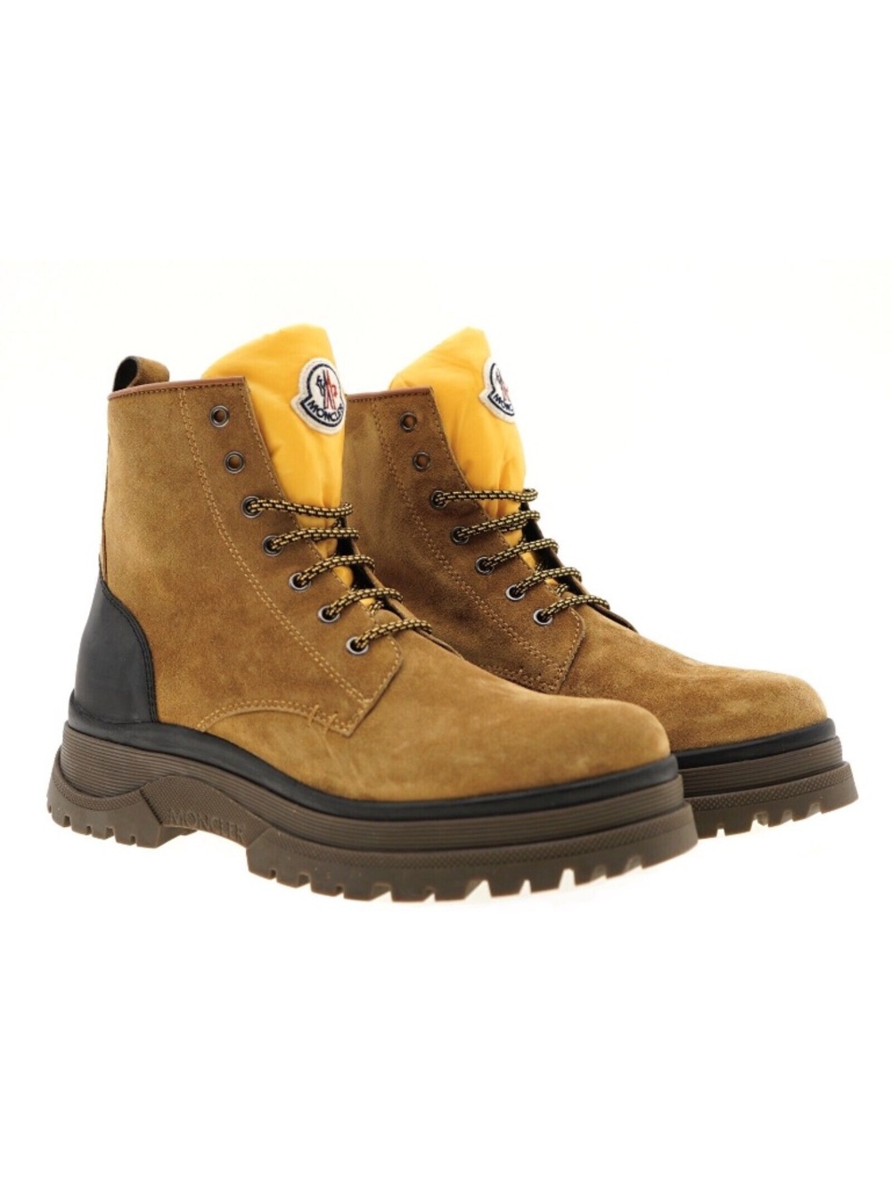 Moncler Men Ulysse Hiking Boots Brown Size 11 New - Picture 7 of 9